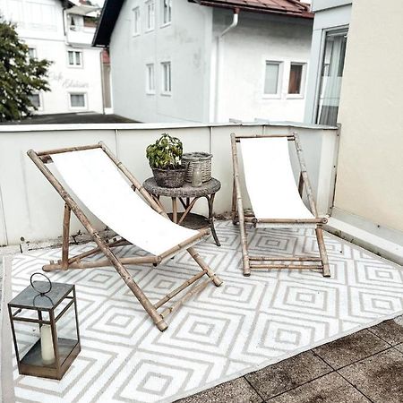 Zentrale Wohnung + Dachterrasse Зонтхофен Экстерьер фото
