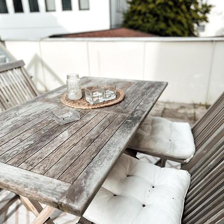 Zentrale Wohnung + Dachterrasse Зонтхофен Экстерьер фото